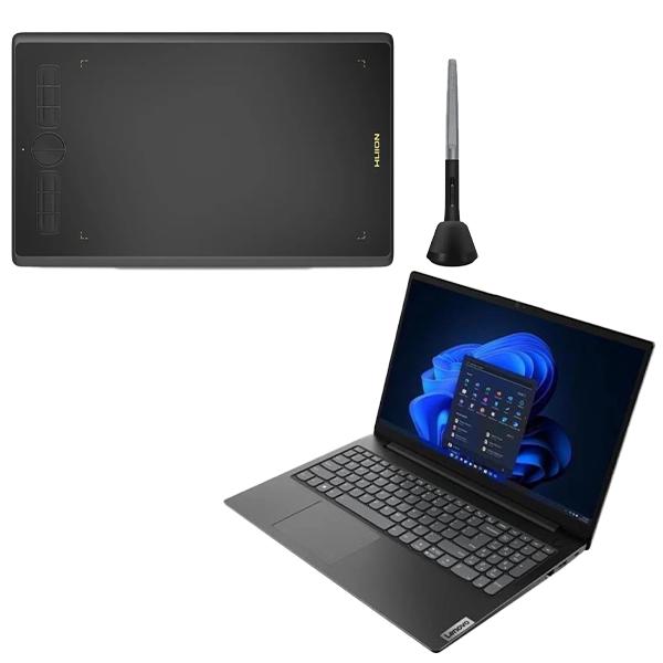 Huion Inspiroy H610X & Lenovo V15 G3 IAP