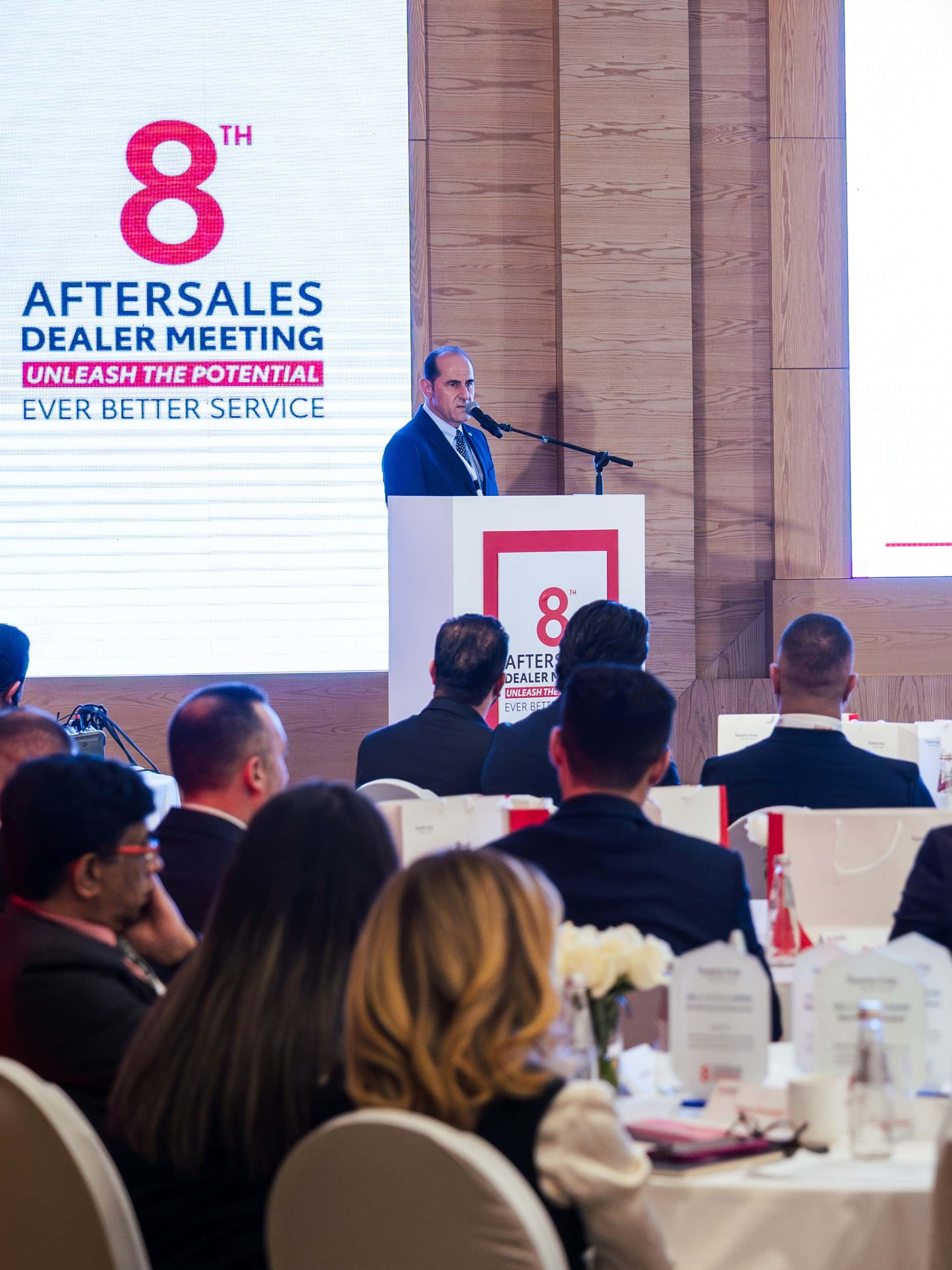 تۆیۆتا عێراق هەشتەمین کۆبوونەوەی ساڵانەی بەشەکانی دوای فرۆشتنی ڕێکدەخات لەگەڵ بریکارەکانی