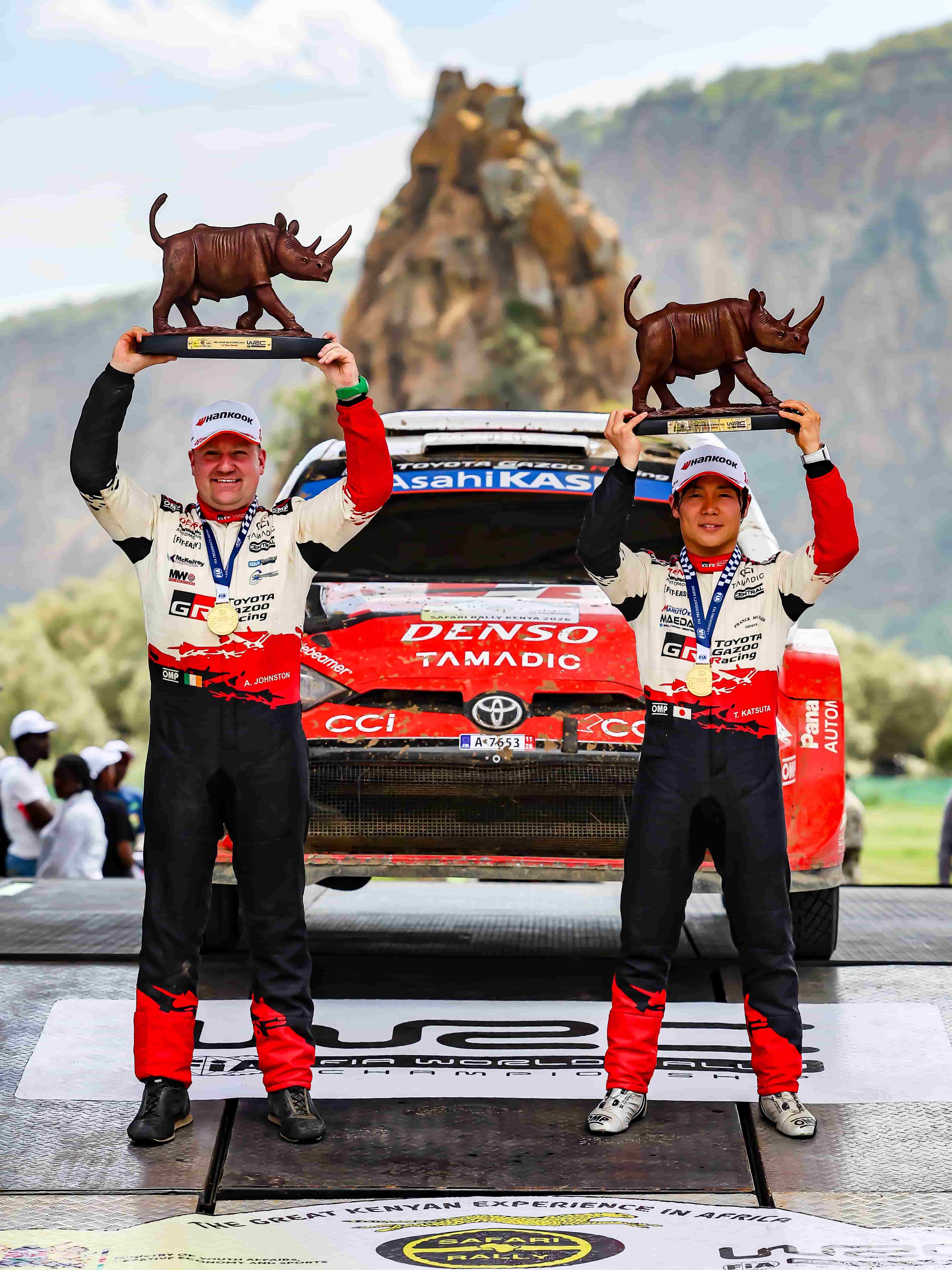 TOYOTA GAZOO Racing Claims Sixth Consecutive Victory and Double Podium at Safari Rally Kenya