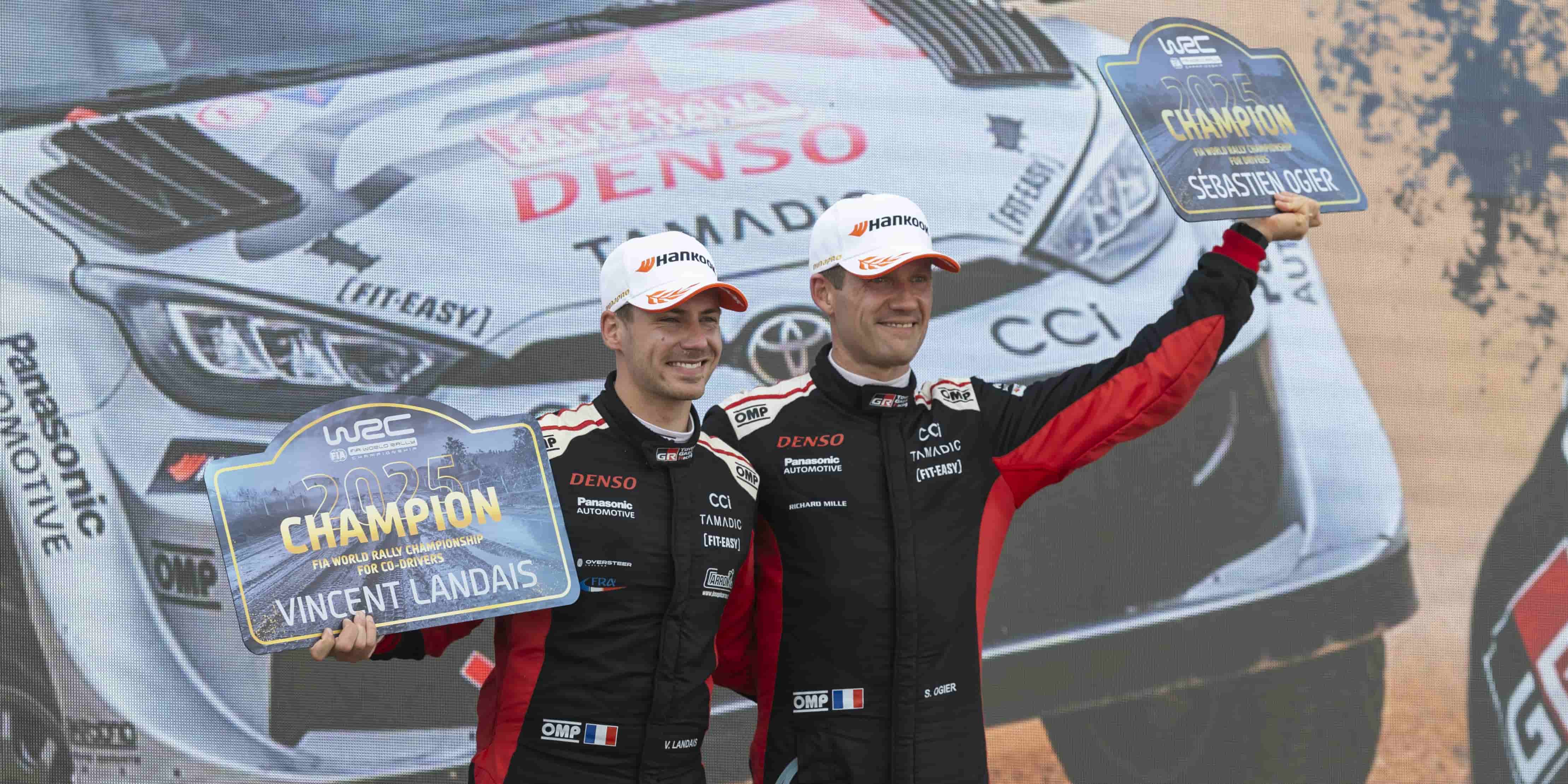 Ogier Clinches Ninth World Title with TOYOTA GAZOO Racing